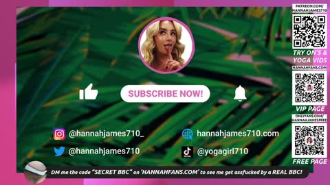 Snapshot of hannahjames710 chatting on January 22, 2025, 4:33 pm Hannah James online show from January 22, 2025, 4:33 pm