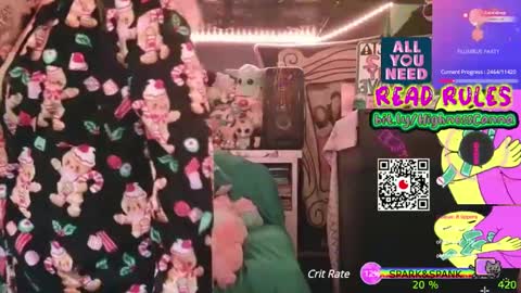 Snapshot of highnesscanna chatting on December 31, 2024, 12:25 pm HiGHNESS CANNA online show from December 31, 2024, 12:25 pm