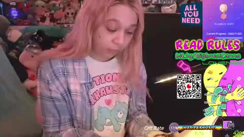 Snapshot of highnesscanna chatting on January 10, 2025, 10:39 am HiGHNESS CANNA online show from January 10, 2025, 10:39 am