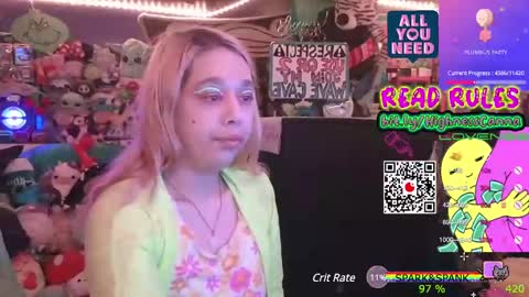 Snapshot of highnesscanna chatting on January 15, 2025, 1:12 am HiGHNESS CANNA online show from January 15, 2025, 1:12 am