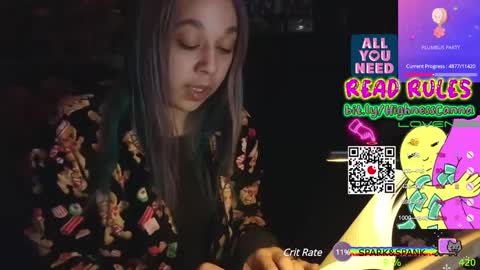 Snapshot of highnesscanna chatting on January 25, 2025, 8:31 am HiGHNESS CANNA online show from January 25, 2025, 8:31 am