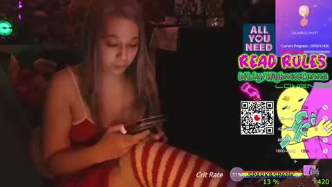 Snapshot of highnesscanna chatting on January 28, 2025, 9:41 am HiGHNESS CANNA online show from January 28, 2025, 9:41 am