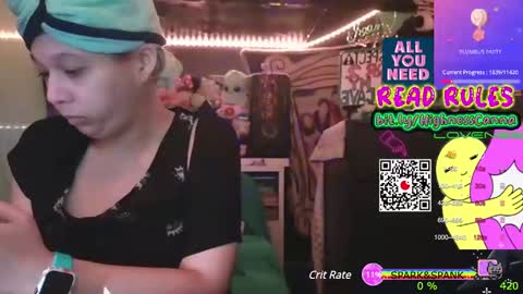 Snapshot of highnesscanna chatting on February 19, 2025, 11:28 am HiGHNESS CANNA online show from February 19, 2025, 11:28 am