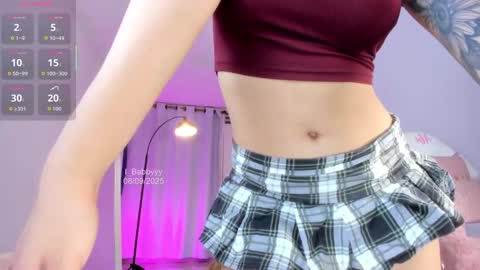 Snapshot of i_babbyyy chatting on September 9, 2025, 3:39 am Helloouu im Abigail call me Abi MY NEW SHEDULE IS 1030PM online show from September 9, 2025, 3:39 am