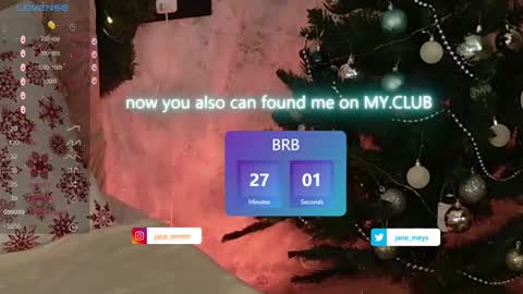 Snapshot of jane_meys chatting on December 25, 2024, 8:07 am your kitty JANE roawww online show from December 25, 2024, 8:07 am
