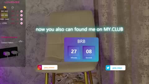 Snapshot of jane_meys chatting on January 12, 2025, 11:07 am your kitty JANE roawww online show from January 12, 2025, 11:07 am