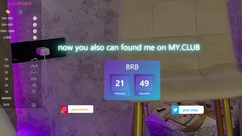 Snapshot of jane_meys chatting on January 14, 2025, 11:10 am your kitty JANE roawww online show from January 14, 2025, 11:10 am