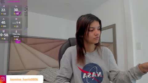 Snapshot of jasmineharris chatting on February 24, 2025, 11:32 am jasmineharris online show from February 24, 2025, 11:32 am