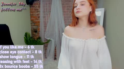 Snapshot of jennifer_shy_ chatting on December 21, 2024, 4:36 pm Jennifer online show from December 21, 2024, 4:36 pm