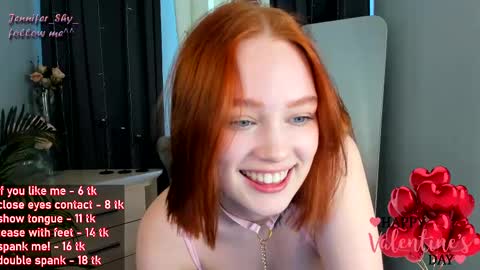 Snapshot of jennifer_shy_ chatting on February 14, 2025, 7:49 am Jennifer online show from February 14, 2025, 7:49 am