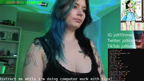 JoltionMac JJ online show from December 3, 2024, 8:06 pm