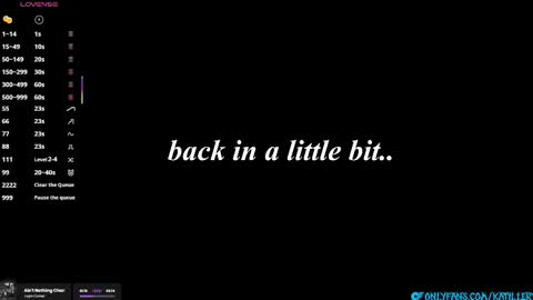 Snapshot of katillery chatting on January 14, 2026, 4:45 pm Katie online show from January 14, 2026, 4:45 pm