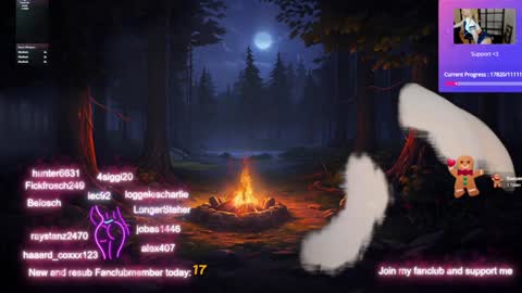 Snapshot of kimilee22 chatting on December 10, 2024, 4:13 am Wolfs Girl online show from December 10, 2024, 4:13 am