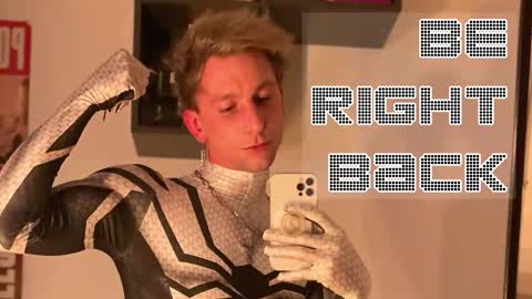 Snapshot of kinky_spidey chatting on February 22, 2026, 2:37 pm kinky_spidey online show from February 22, 2026, 2:37 pm