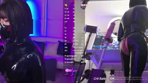 Snapshot of latexrubydoll chatting on January 9, 2025, 2:40 pm Latex Ruby online show from January 9, 2025, 2:40 pm
