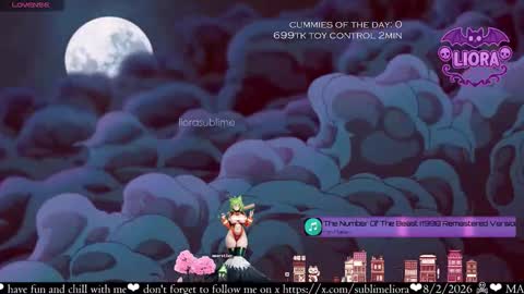 Snapshot of liorasublime chatting on February 8, 2026, 1:47 pm im Liora uwu online show from February 8, 2026, 1:47 pm