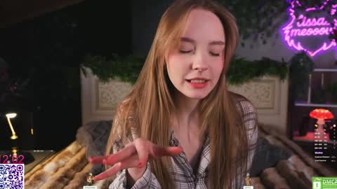 Snapshot of lissa_meooow chatting on February 12, 2026, 6:19 am your Liza again. Next stream Dec. 1 at 2 or 3 GMT online show from February 12, 2026, 6:19 am