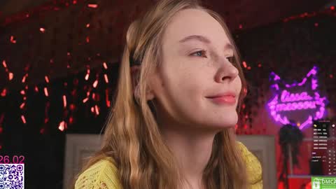 Snapshot of lissa_meooow chatting on February 26, 2026, 8:24 am your Liza again. Next stream Dec. 1 at 2 or 3 GMT online show from February 26, 2026, 8:24 am