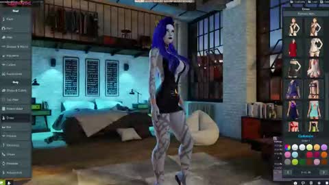 Succubus Blue online show from October 15, 2025, 10:21 pm