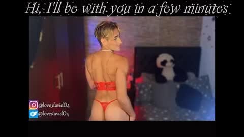 Snapshot of lovedavido04 chatting on July 13, 2026, 5:38 pm Angel David online show from July 13, 2026, 5:38 pm
