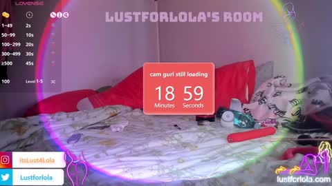 Snapshot of lustforlola chatting on January 10, 2025, 6:20 am LOLA online show from January 10, 2025, 6:20 am