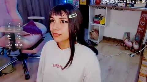 Snapshot of mel_dahlia chatting on December 18, 2024, 6:10 am Melissa - - Please help me to reach 100 thumbs up online show from December 18, 2024, 6:10 am