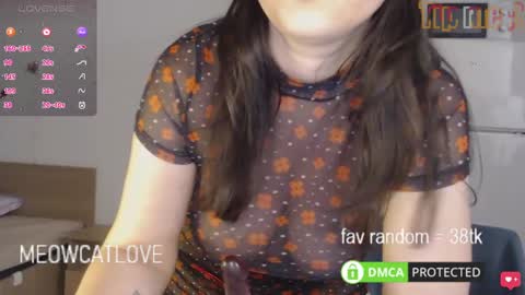Snapshot of meowcatlove chatting on March 1, 2025, 10:42 pm meowcatlove online show from March 1, 2025, 10:42 pm