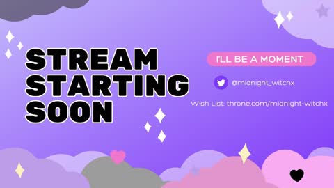 Snapshot of midnightwitchx chatting on January 2, 2025, 10:22 pm Midnight online show from January 2, 2025, 10:22 pm