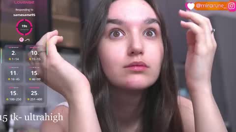 mirarune online show from March 16, 2026, 9:08 pm