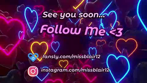 Snapshot of missblair12 chatting on February 27, 2025, 1:16 am MissBlair online show from February 27, 2025, 1:16 am