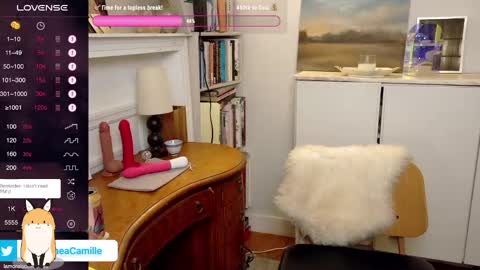 Snapshot of misstheacamille chatting on January 17, 2025, 10:56 pm MissThea online show from January 17, 2025, 10:56 pm