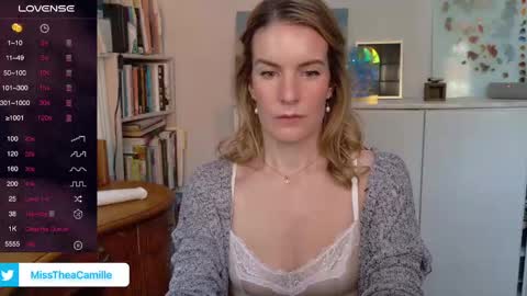 Snapshot of misstheacamille chatting on January 23, 2025, 8:02 pm MissThea online show from January 23, 2025, 8:02 pm