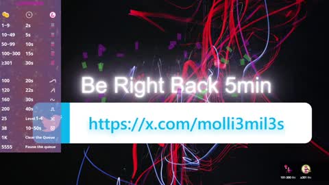 Snapshot of molli3mil3s chatting on December 11, 2024, 1:58 am molli3mil3s online show from December 11, 2024, 1:58 am