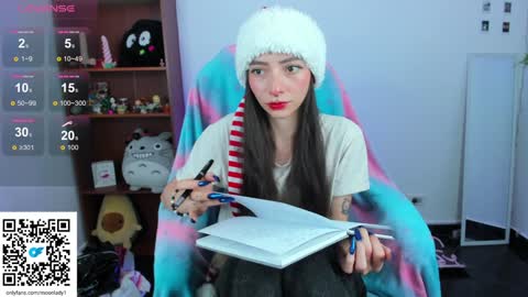 Snapshot of moonlady_ chatting on December 15, 2024, 9:09 pm MOON online show from December 15, 2024, 9:09 pm