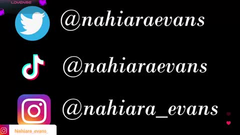 Snapshot of nahiara_evans_ chatting on September 13, 2025, 11:10 am NAHIARA EVANS online show from September 13, 2025, 11:10 am