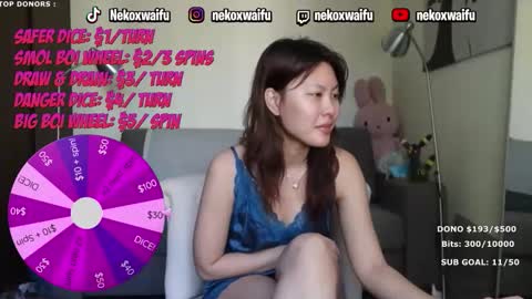 Snapshot of nekoxwaifu chatting on March 18, 2026, 11:24 am nekoxwaifu online show from March 18, 2026, 11:24 am