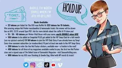 Nel Parker online show from January 12, 2025, 3:28 am