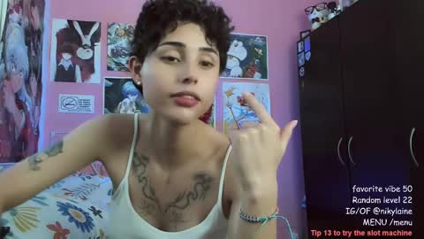 Snapshot of nikylaine chatting on February 28, 2025, 12:42 pm Nikylaine online show from February 28, 2025, 12:42 pm