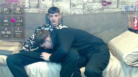 Max tall dark-haired guy with tattoos and Phil blond-haired online show from April 24, 2026, 2:36 am