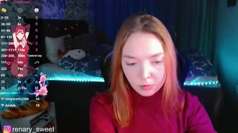 Snapshot of renary_sweet chatting on December 5, 2024, 10:34 pm Renary online show from December 5, 2024, 10:34 pm