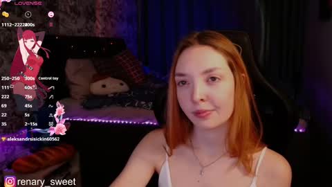 Snapshot of renary_sweet chatting on December 19, 2024, 9:17 pm Renary online show from December 19, 2024, 9:17 pm