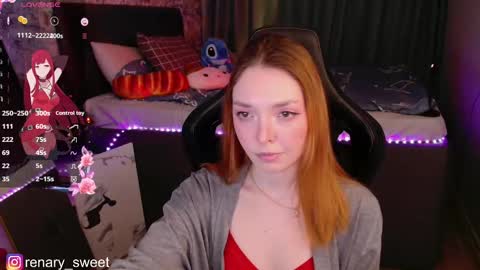 Snapshot of renary_sweet chatting on January 9, 2025, 6:26 pm Renary online show from January 9, 2025, 6:26 pm