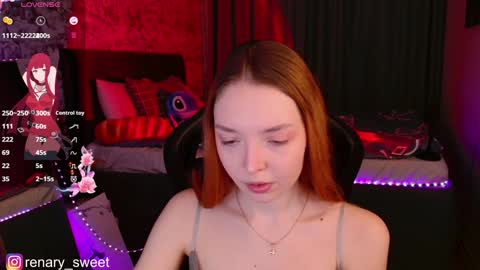 Snapshot of renary_sweet chatting on January 12, 2025, 7:53 pm Renary online show from January 12, 2025, 7:53 pm