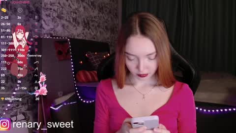 Snapshot of renary_sweet chatting on January 28, 2025, 8:15 pm Renary online show from January 28, 2025, 8:15 pm