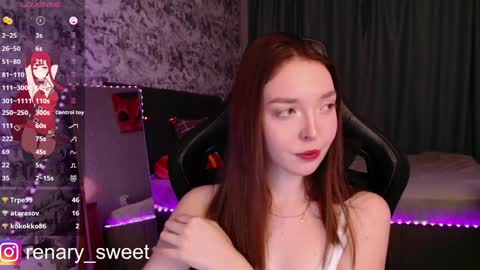 Snapshot of renary_sweet chatting on February 1, 2025, 1:02 am Renary online show from February 1, 2025, 1:02 am