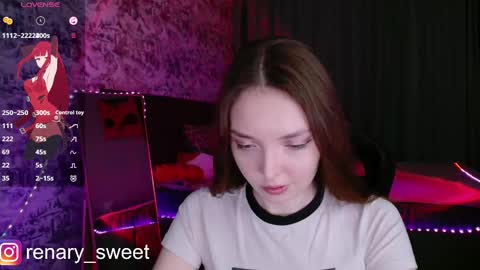 Snapshot of renary_sweet chatting on March 1, 2025, 5:27 pm Renary online show from March 1, 2025, 5:27 pm