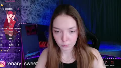 Snapshot of renary_sweet chatting on March 2, 2025, 3:37 pm Renary online show from March 2, 2025, 3:37 pm