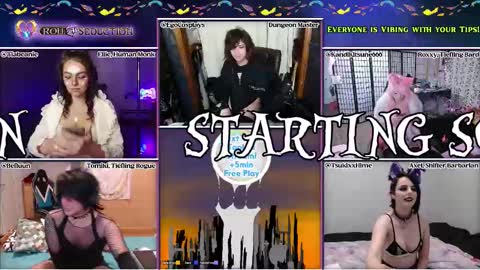 Snapshot of rollseduction chatting on February 13, 2026, 12:28 am Roll For Seduction online show from February 13, 2026, 12:28 am