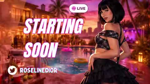 Lyla OF roselinedior online show from July 25, 2026, 3:20 pm