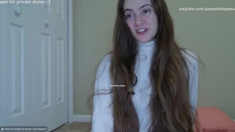 Snapshot of samanthahayesxoxo chatting on December 24, 2024, 5:49 am The Real Samantha Hayes haha online show from December 24, 2024, 5:49 am